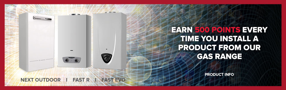 Earn 500 Points every time you install a product from our gas range